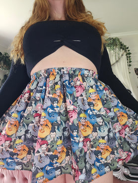 "Anime" Highwaisted Skirt