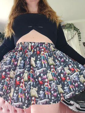 "Scary" High Waisted Skirt