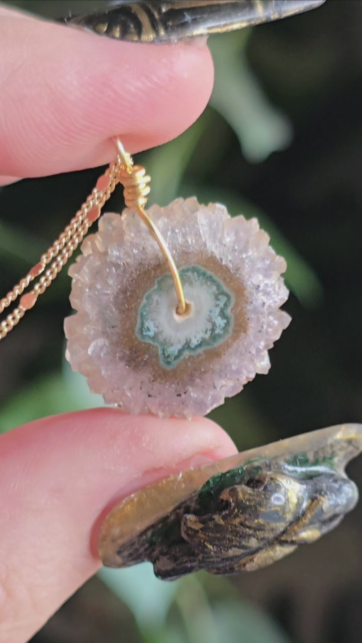 Amethyst Stalactite Necklace