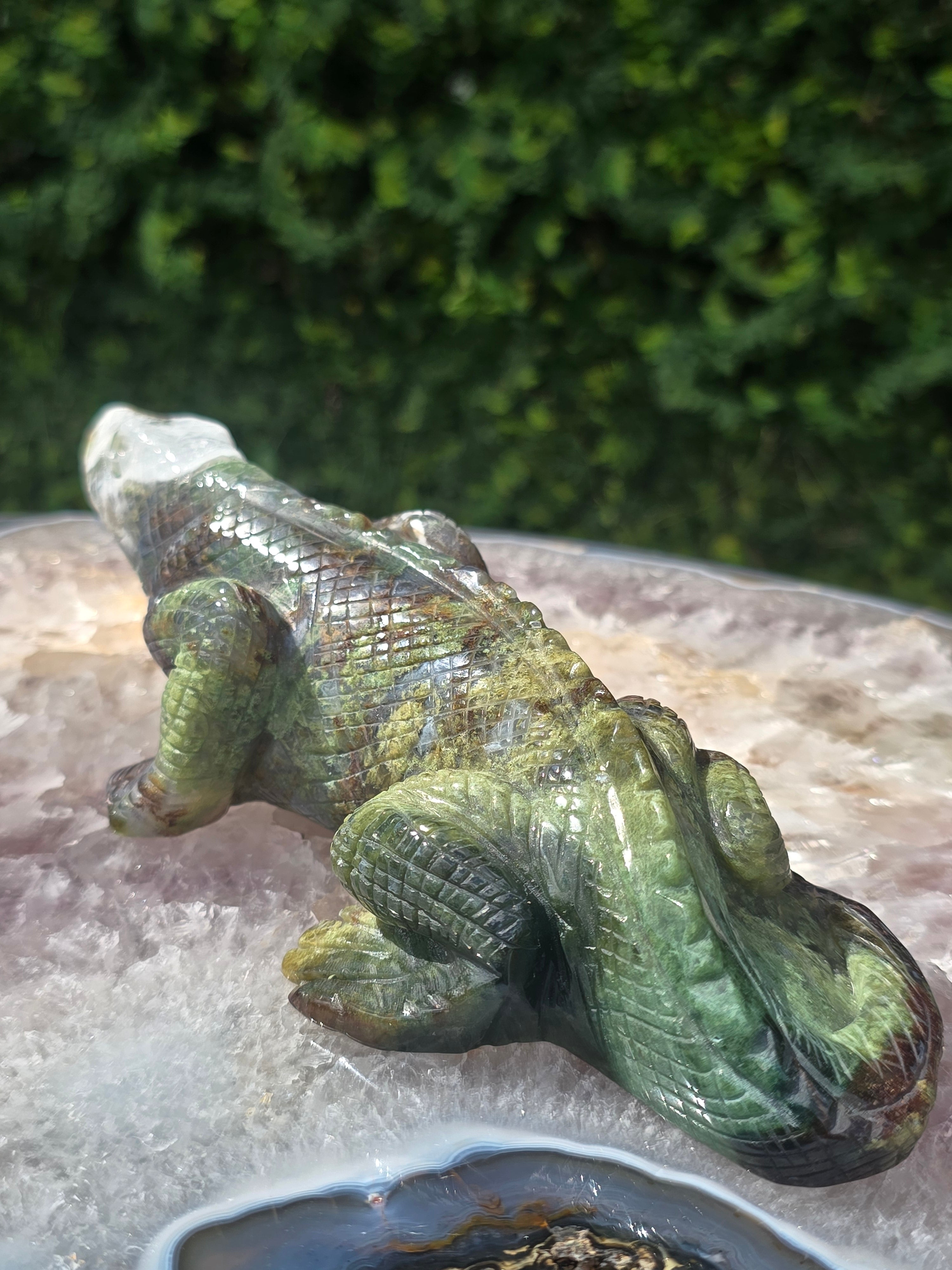 Moss Agate Lizard #4