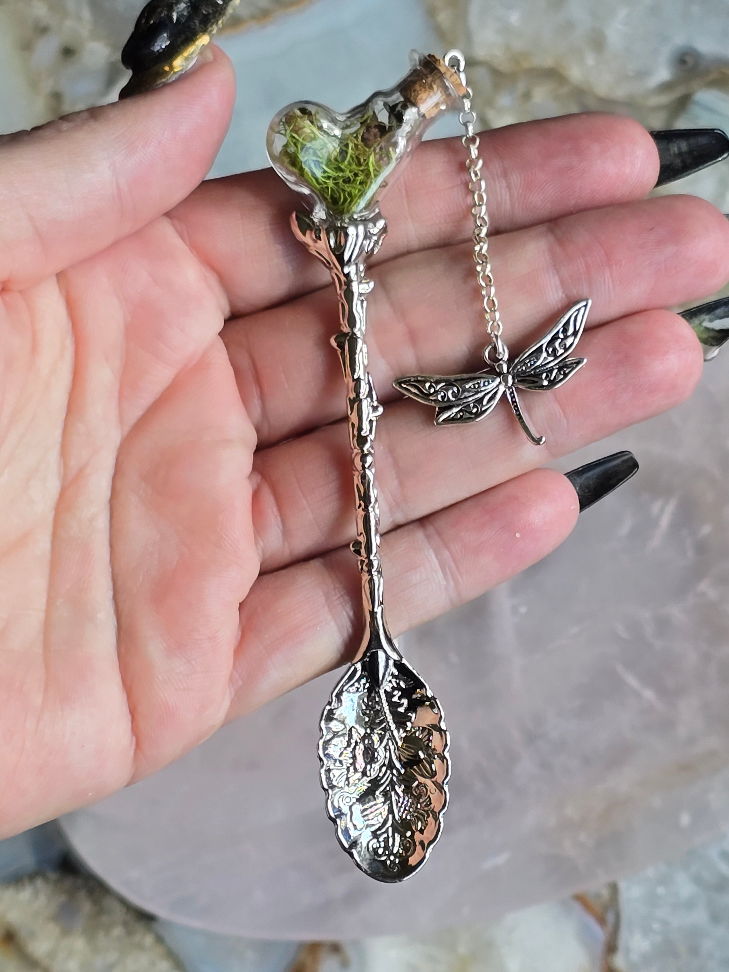 Forest Floor Teaspoons - Silver