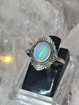 Ethiopian Opal Adustable Sterling Silver