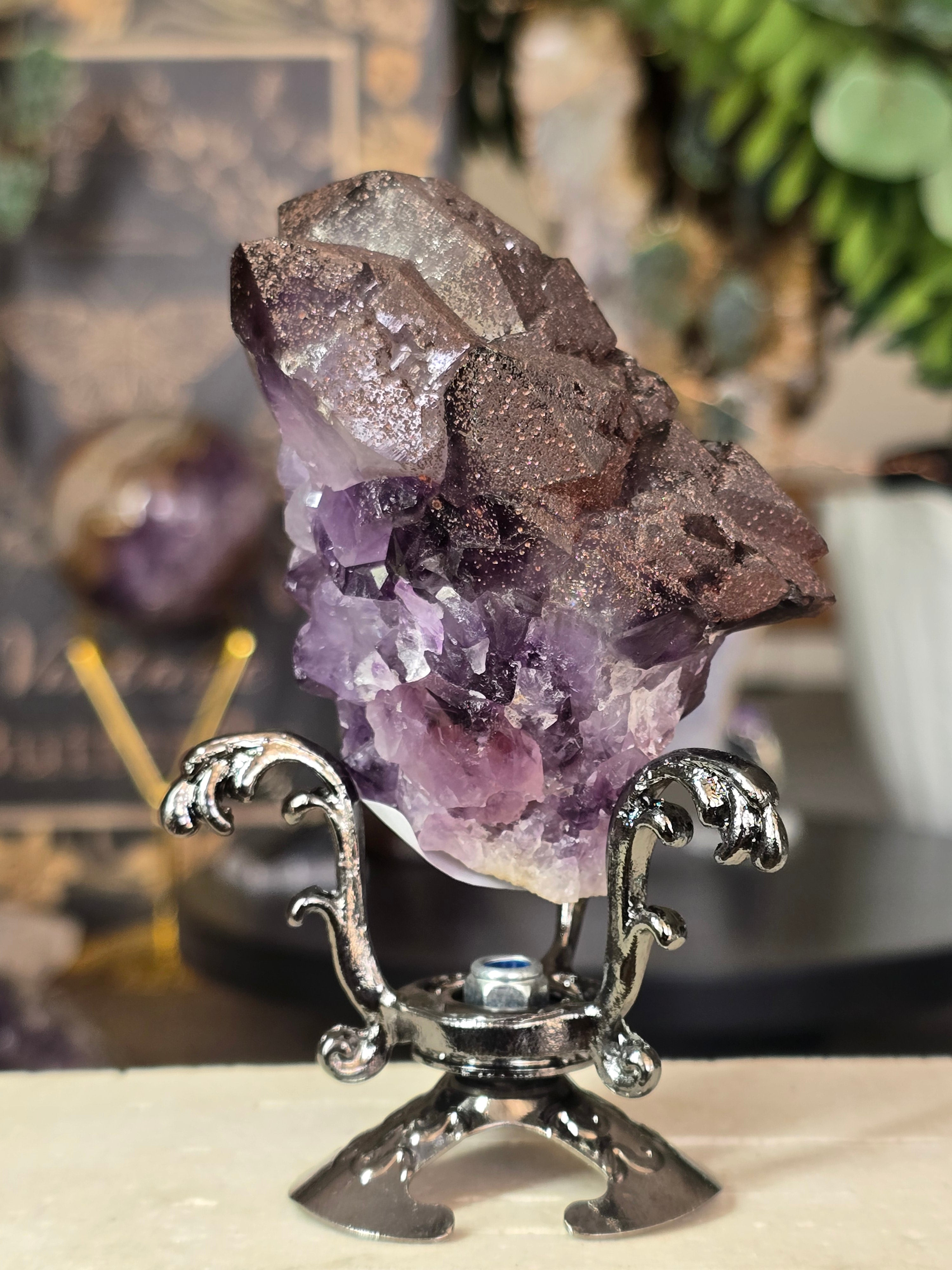 Australian Iron Coated Amethyst Specimen