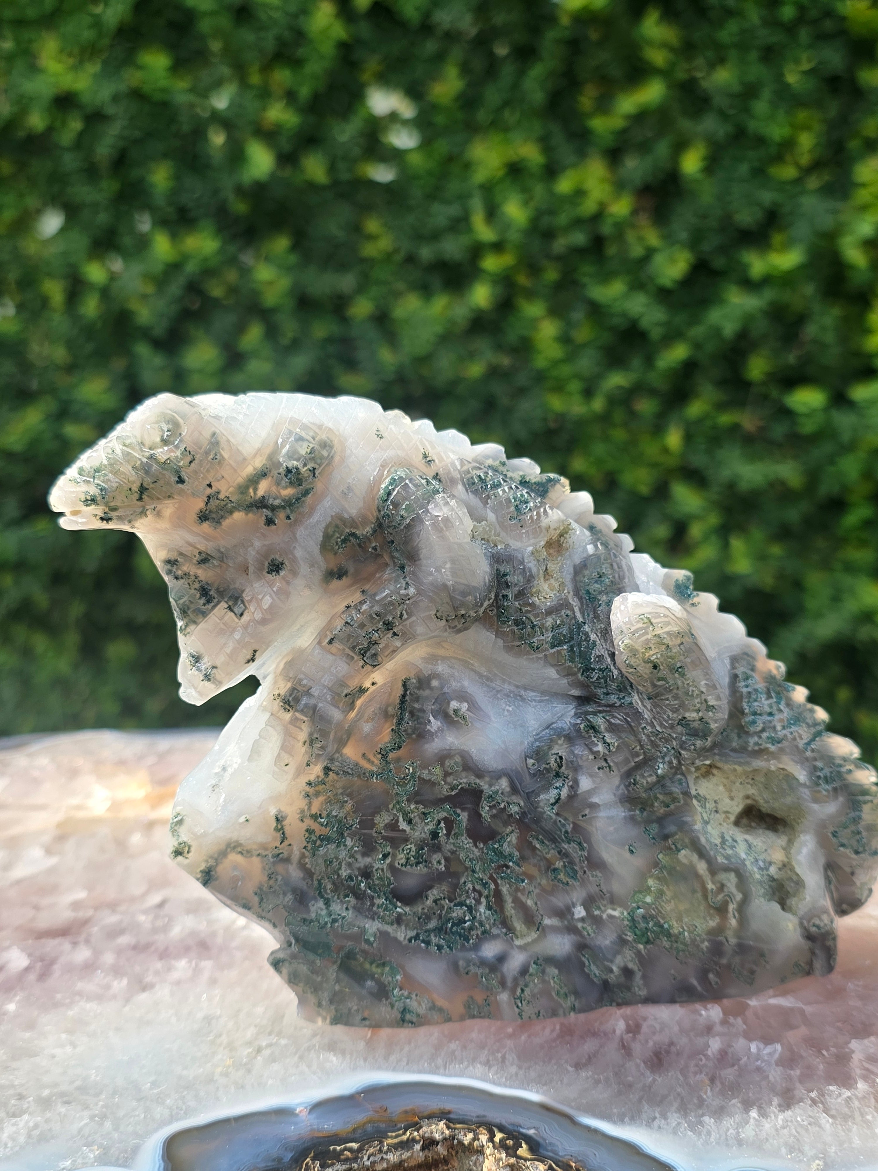 Moss Agate Lizard #3