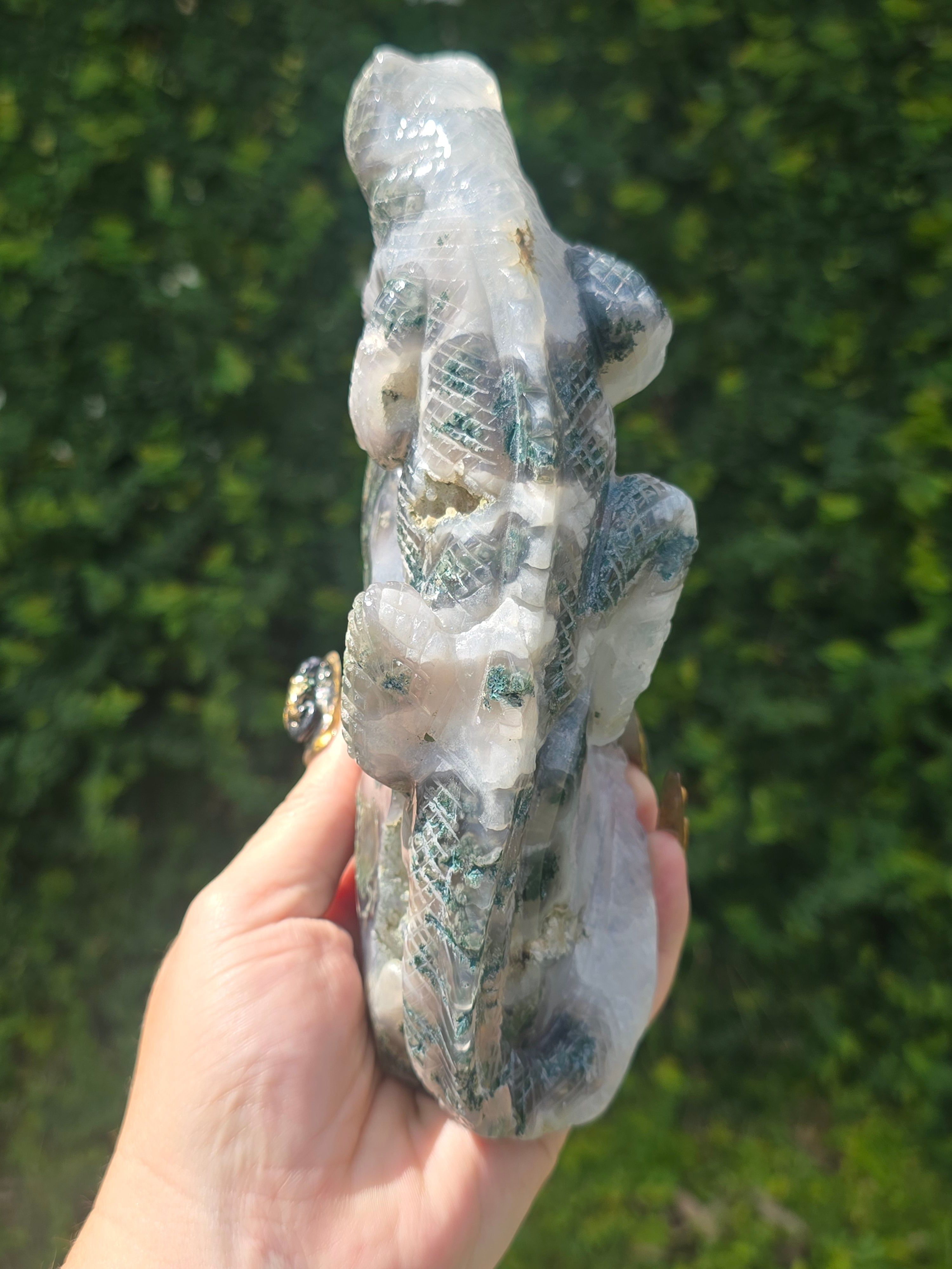 Moss Agate Lizard #3