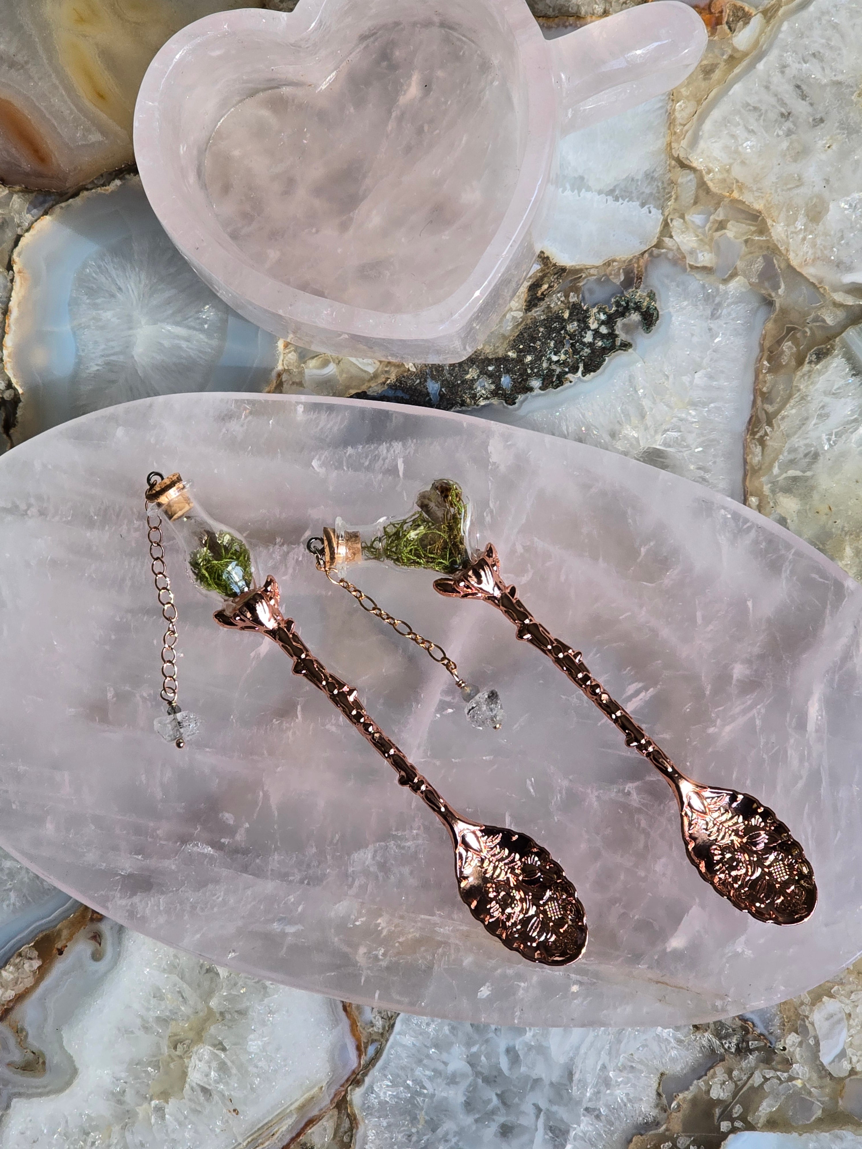 Forest Floor Teaspoons - Rose Gold