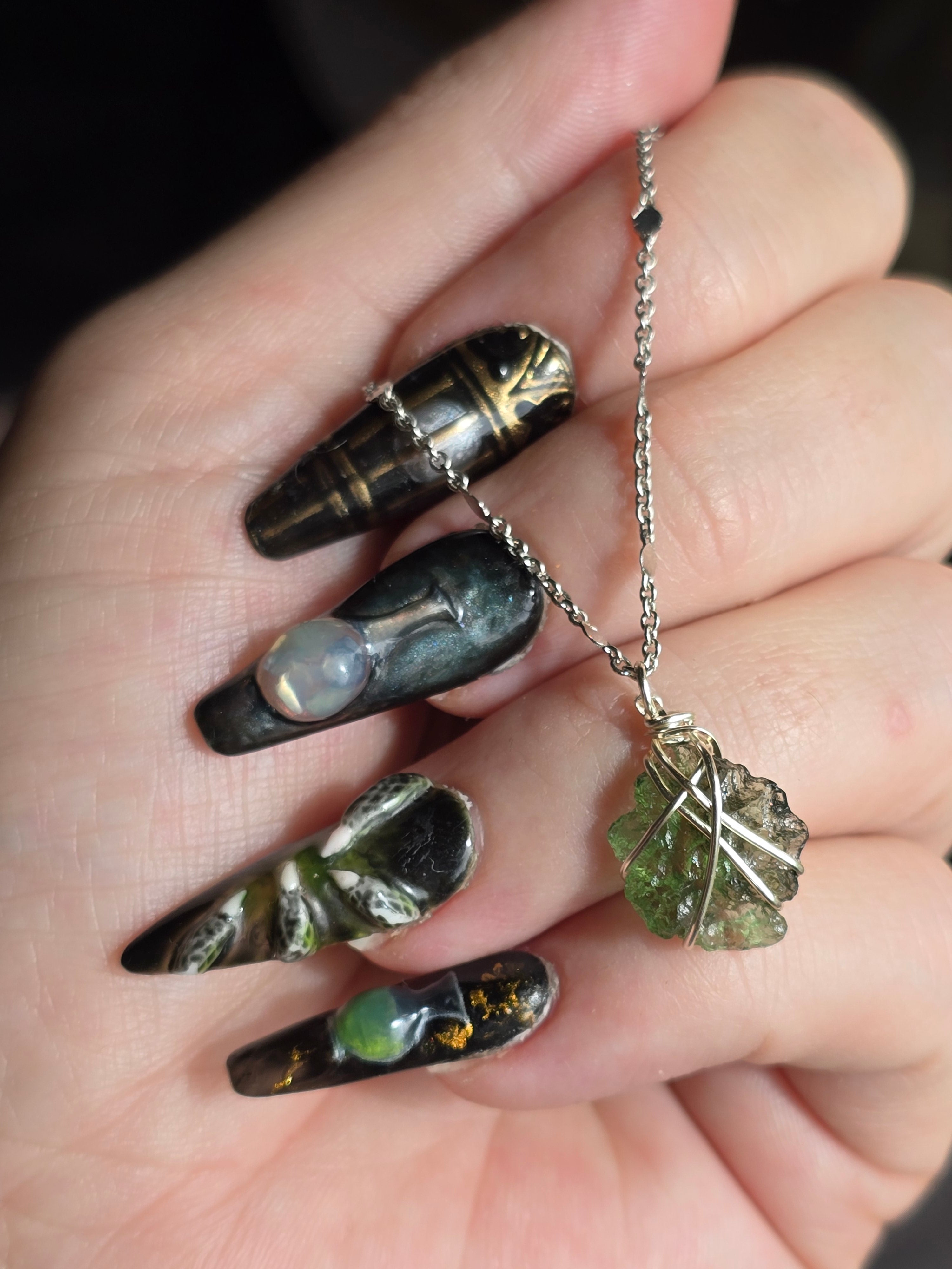 Moldavite Necklace #6