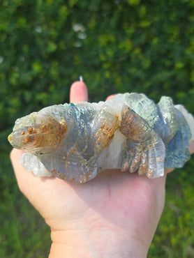 Moss Agate Lizard #1