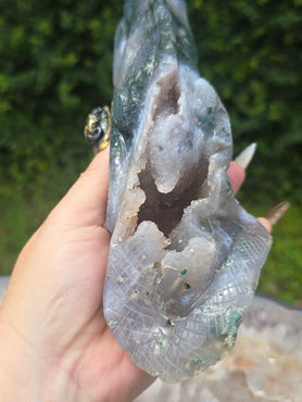 Moss Agate Lizard #8