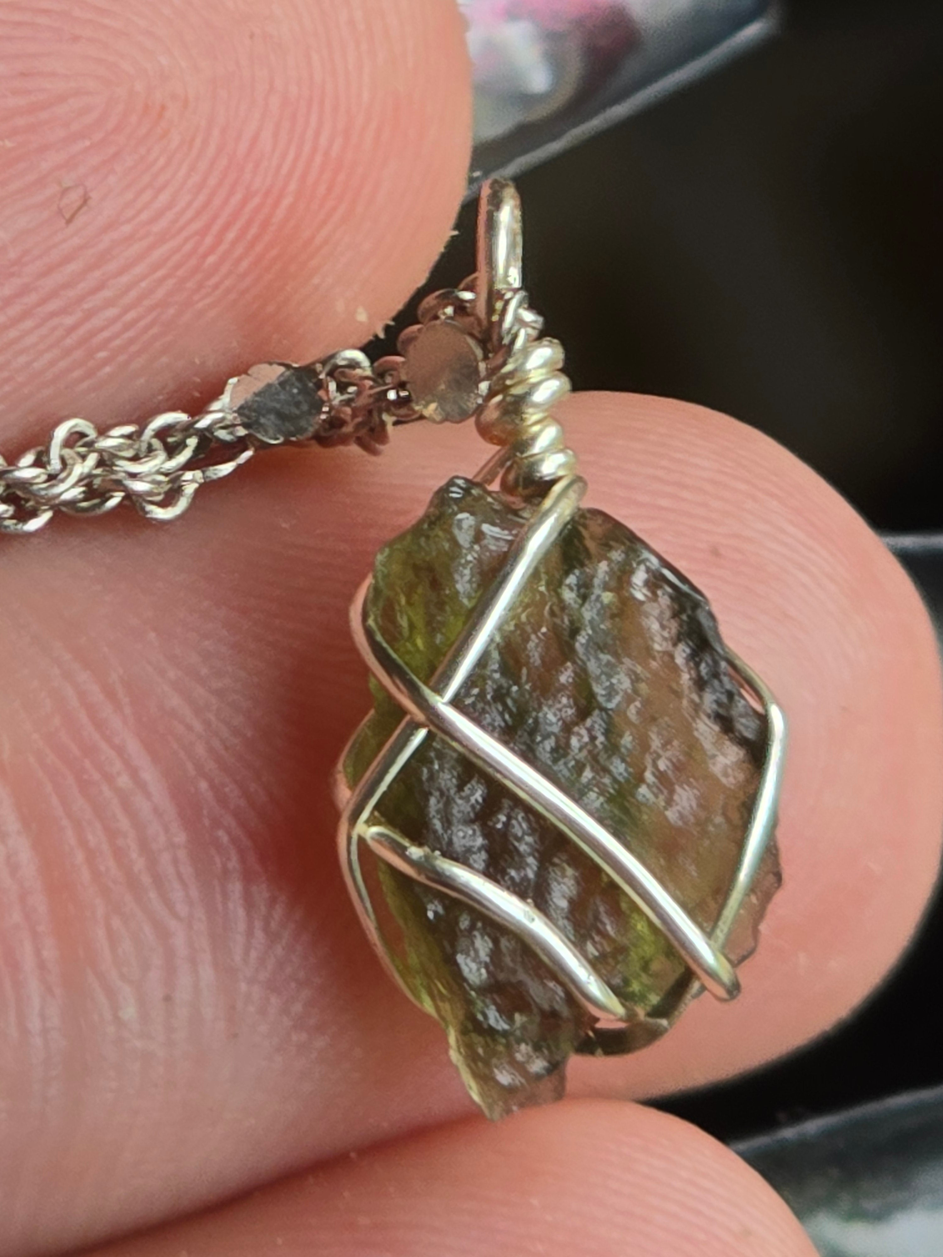 Moldavite Necklace #4