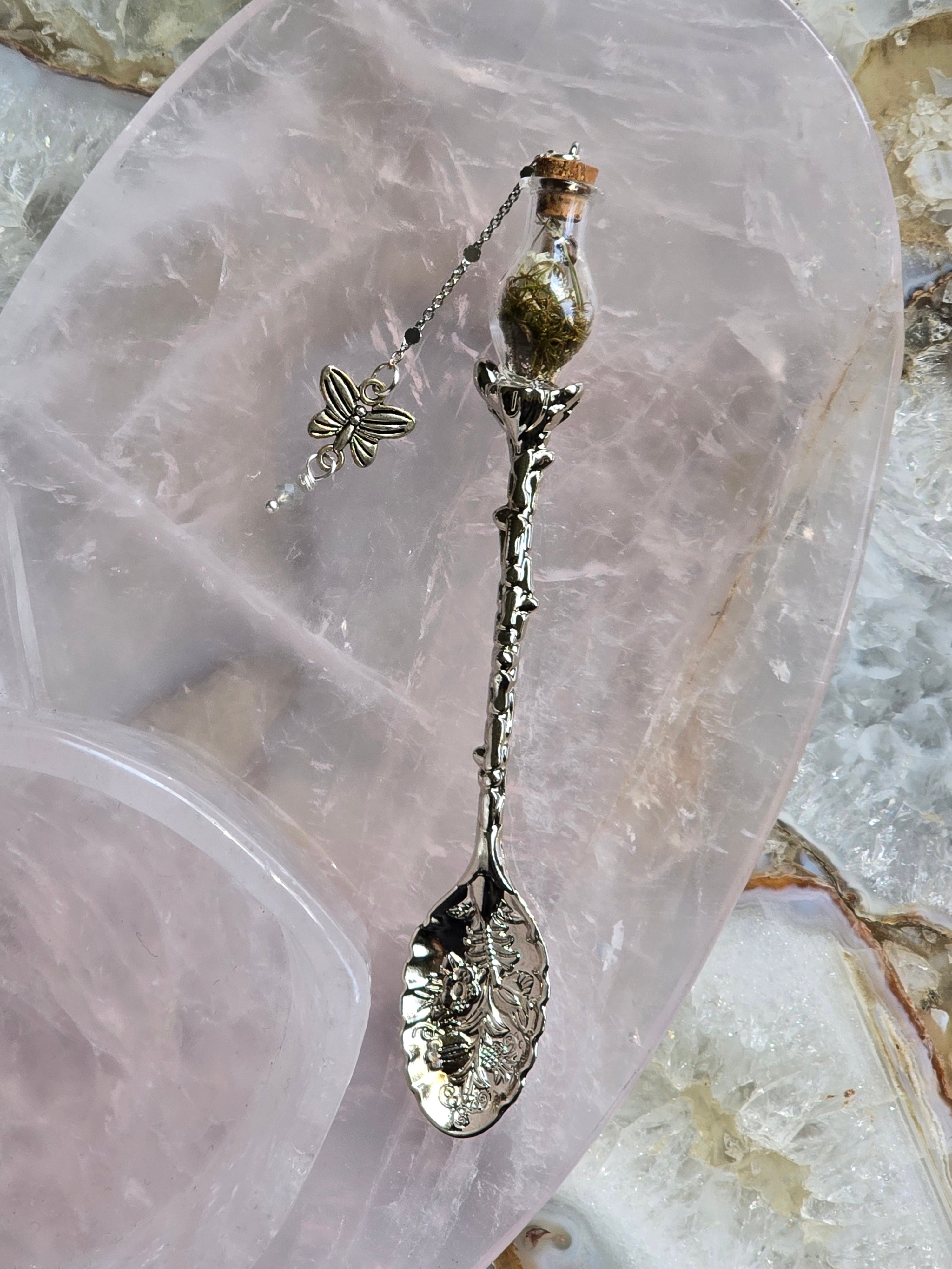 Forest Floor Teaspoons - Silver