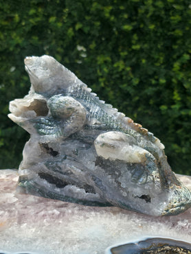 Moss Agate Lizard #15