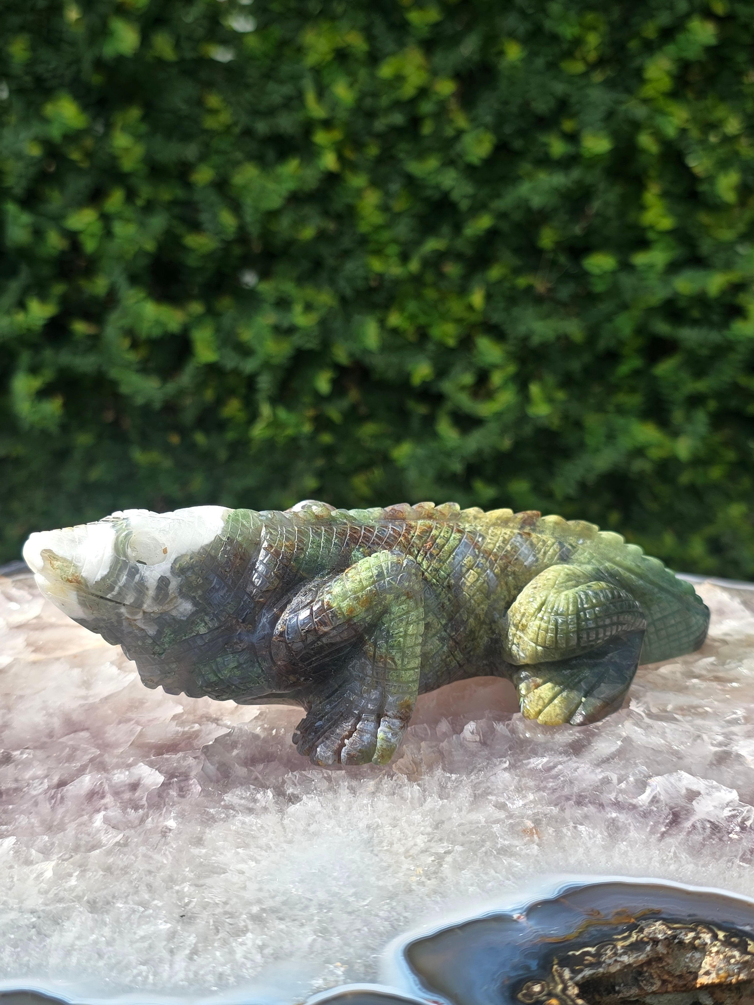 Moss Agate Lizard #4