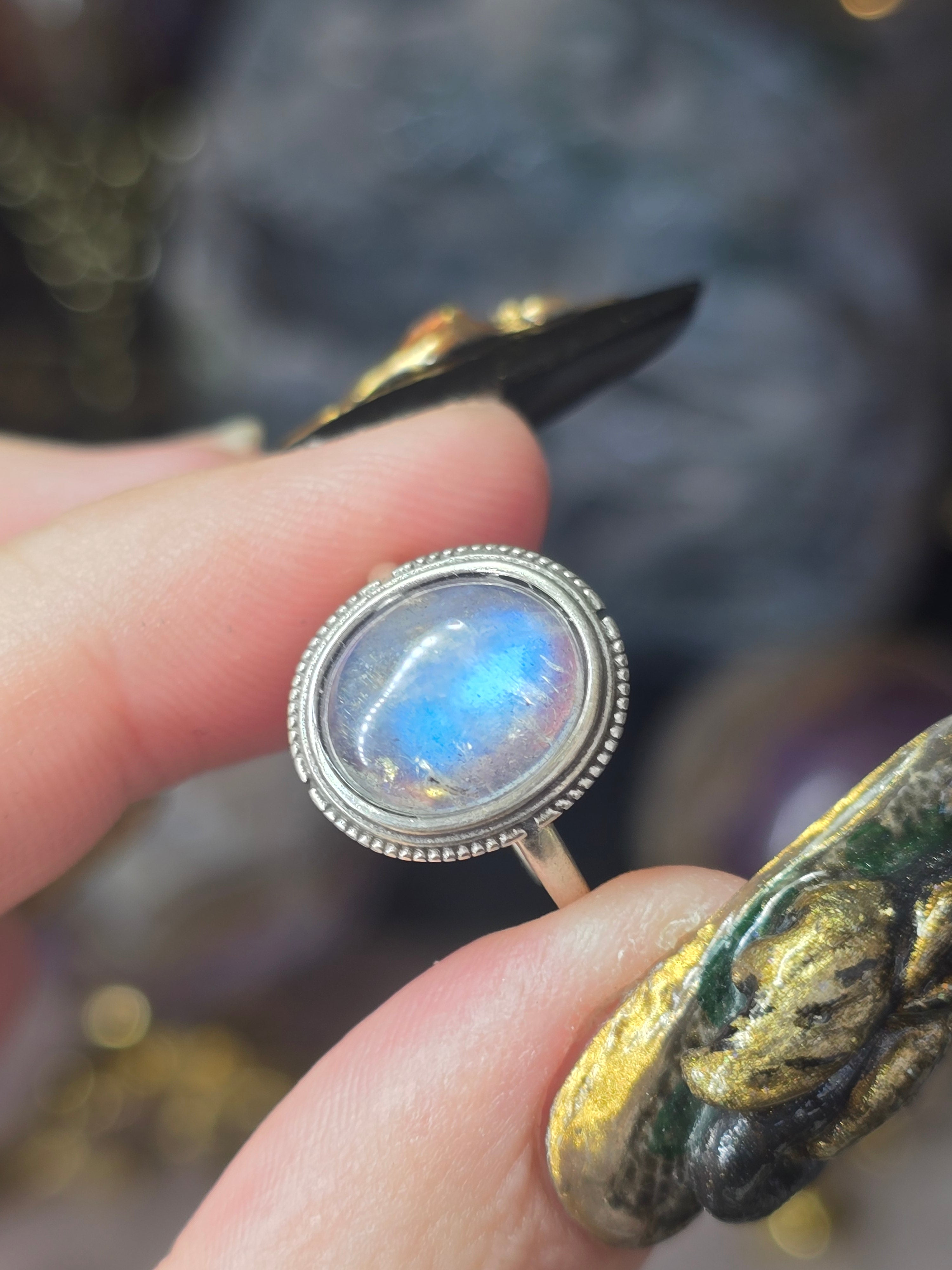 Labradorite Adustable Ring | Sterling Silver