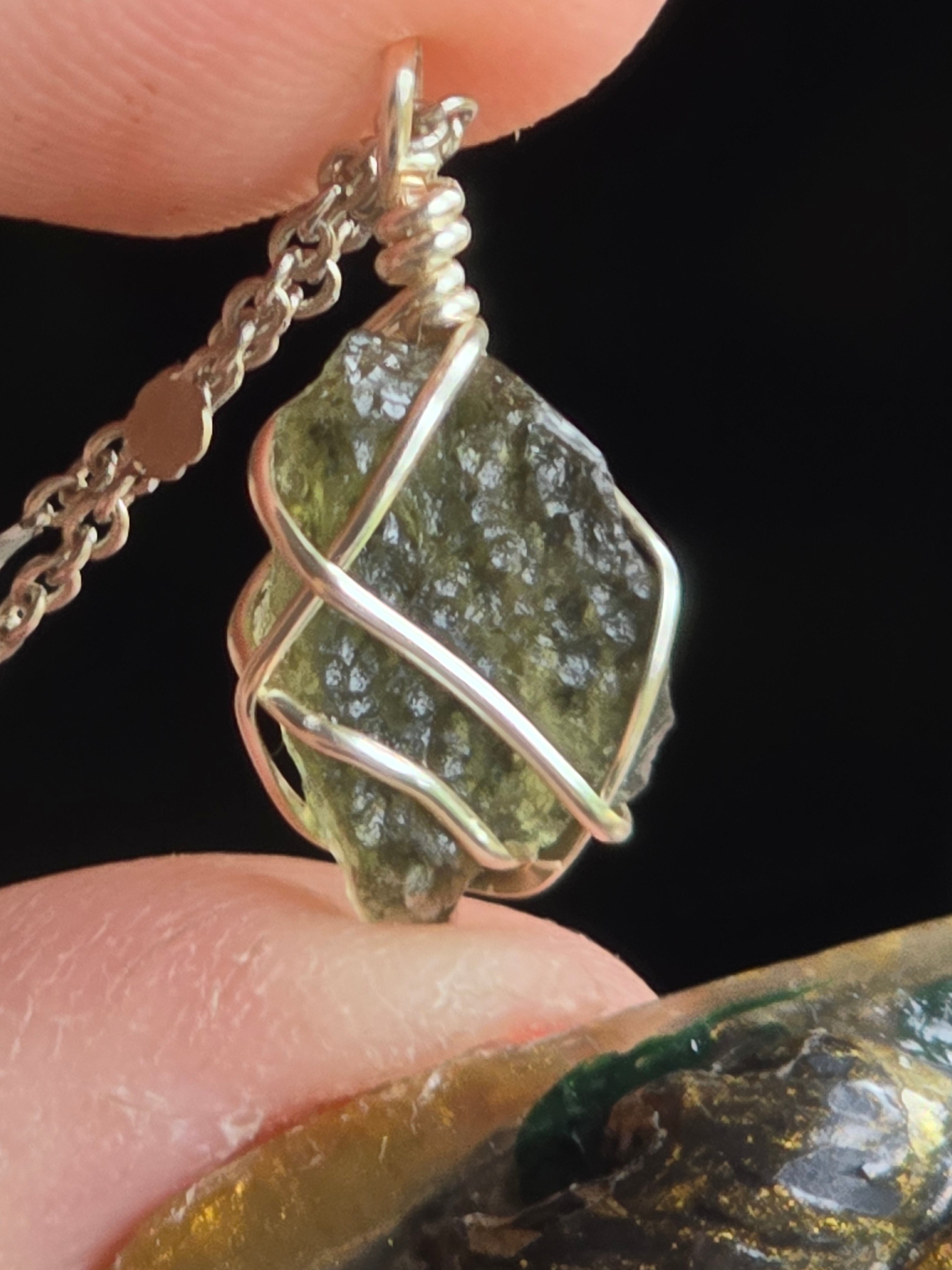 Moldavite Necklace #4