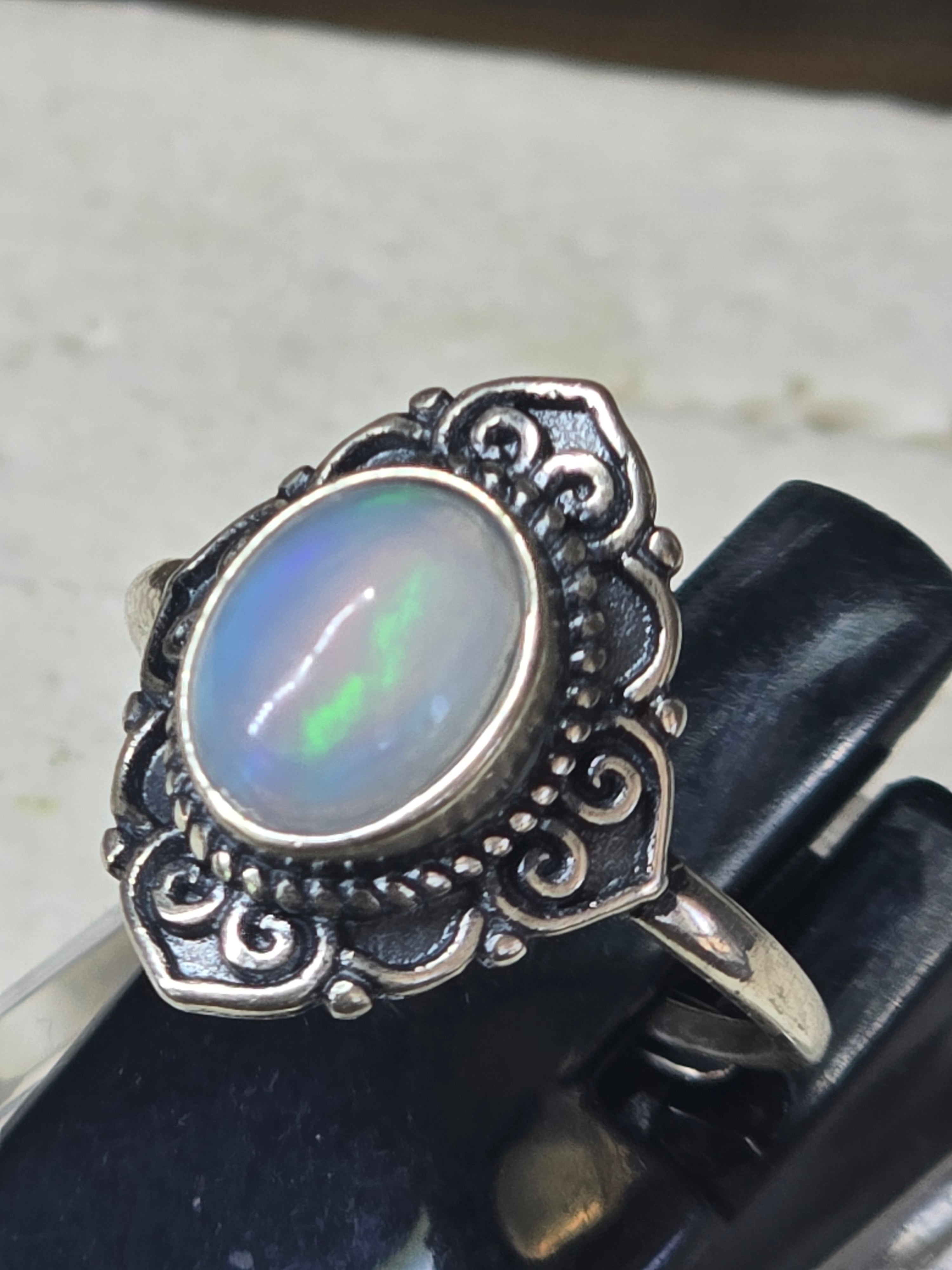 Ethiopian Opal Adustable Sterling Silver