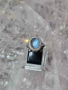 Labradorite Adustable Ring | Sterling Silver