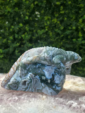 Moss Agate Lizard #14