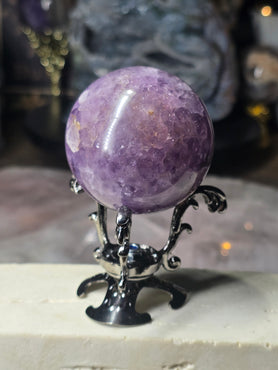 Amethyst & Mexican Agate Sphere #6