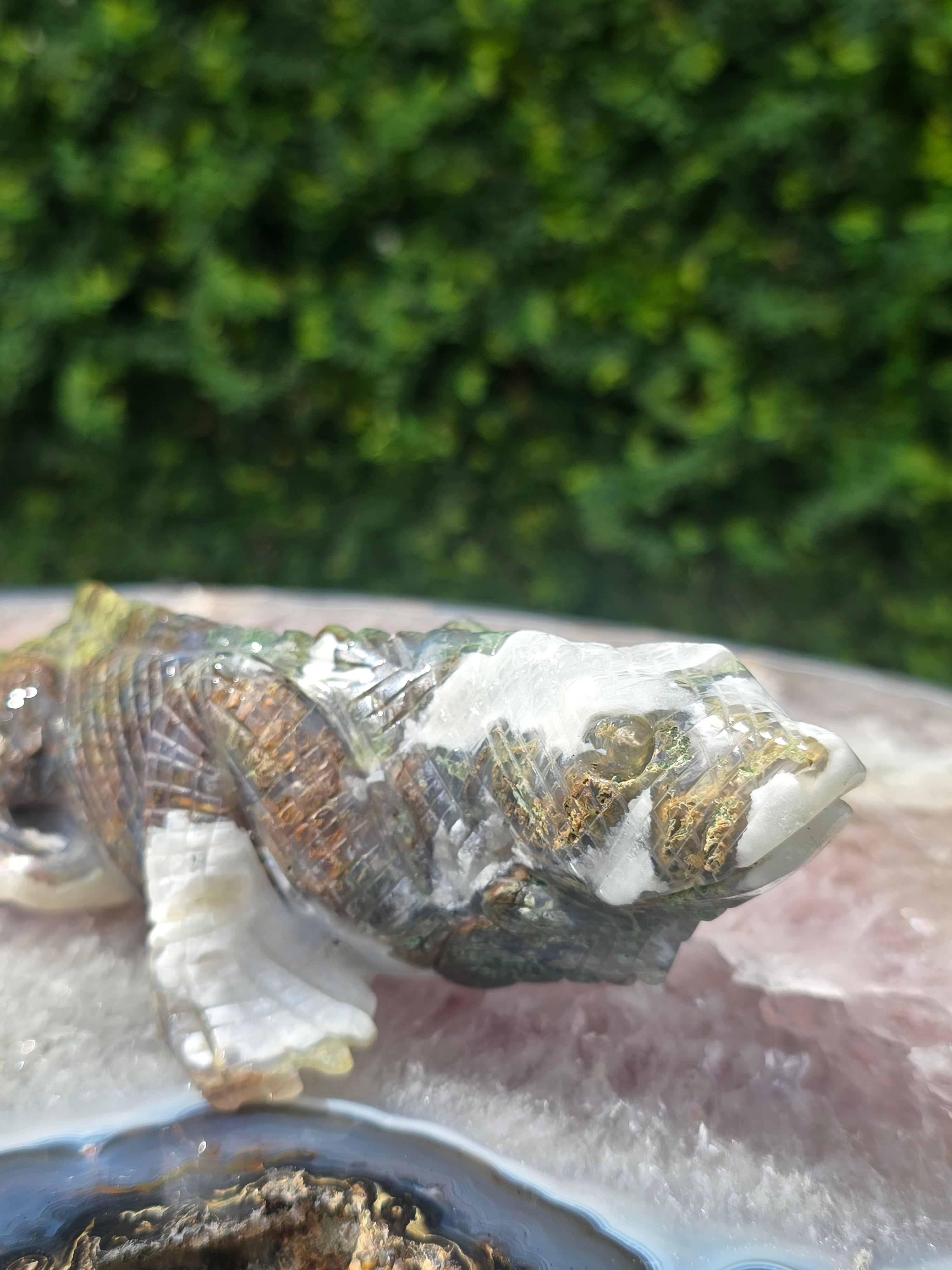 Moss Agate Lizard #4