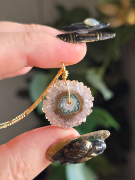 Amethyst Stalactite Necklace