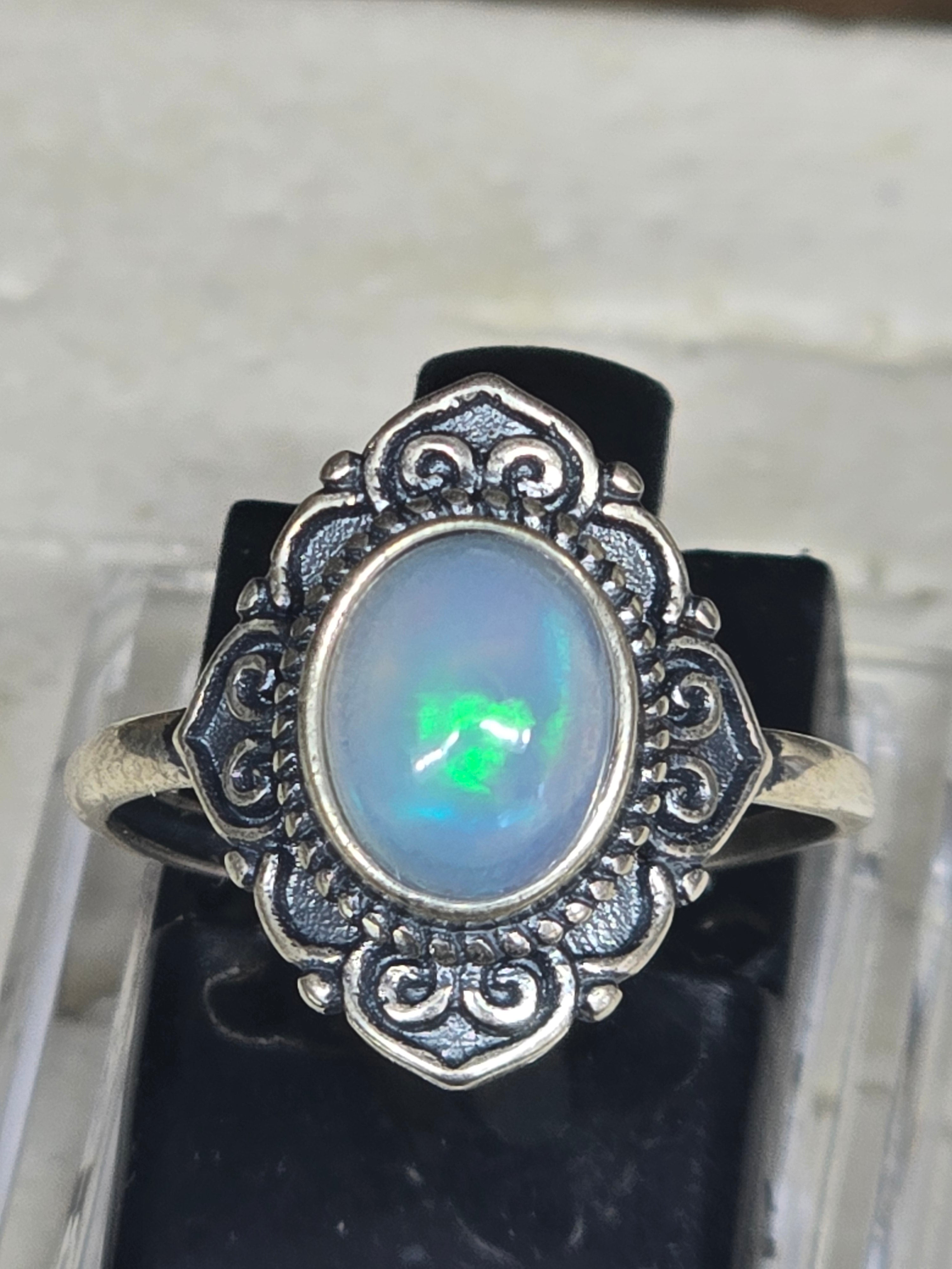 Ethiopian Opal Adustable Sterling Silver