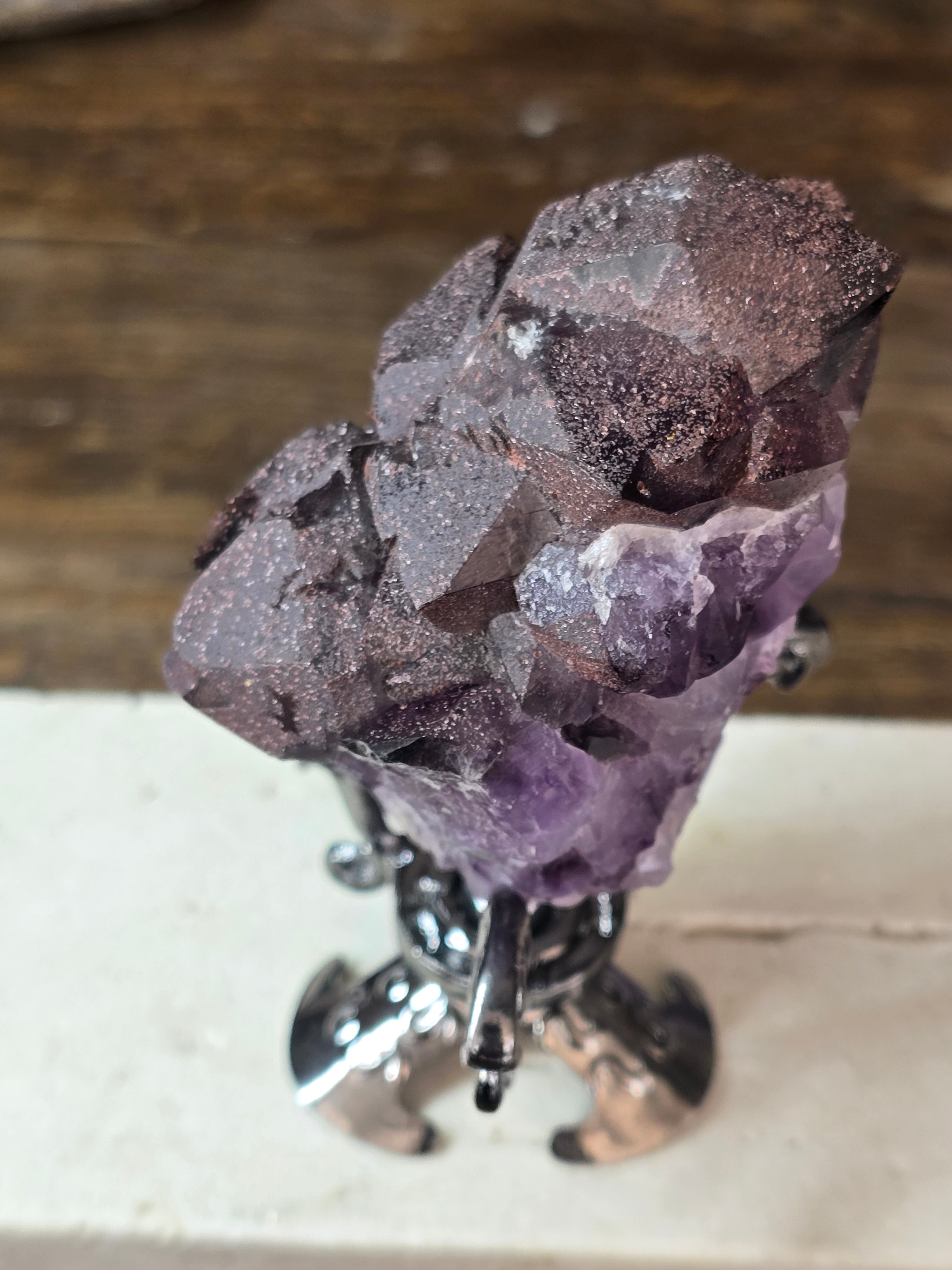 Australian Iron Coated Amethyst Specimen