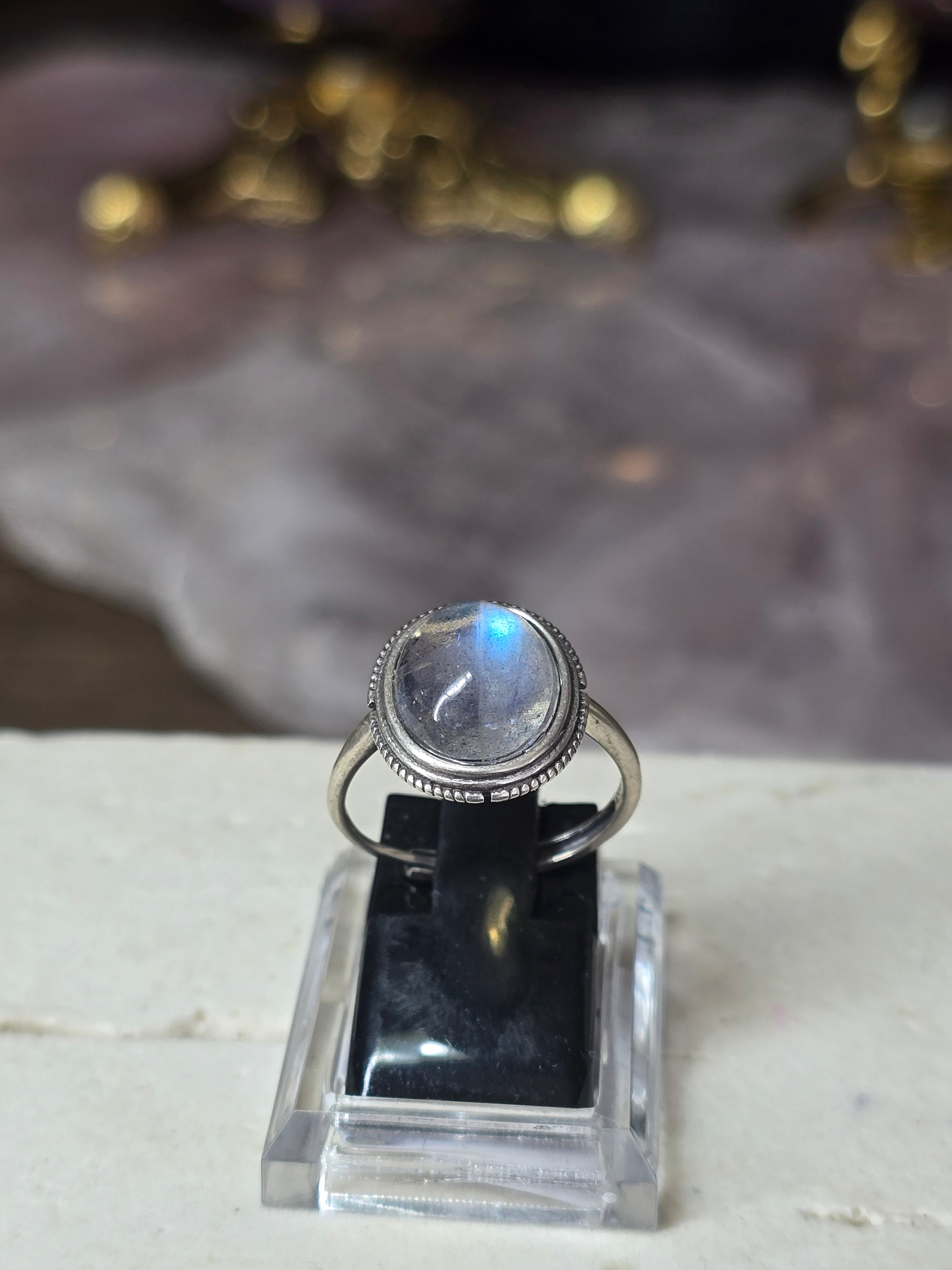 Labradorite Adustable Ring | Sterling Silver